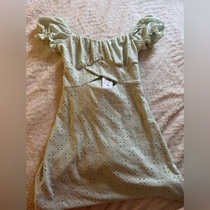 Rue 21 Green Flowy Skirt Dress 🌿